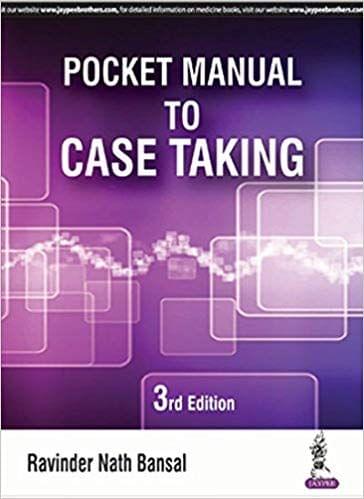 Pocket Manual to Case Taking 3rd Edition 2018 by Ravinder Nath Bansal