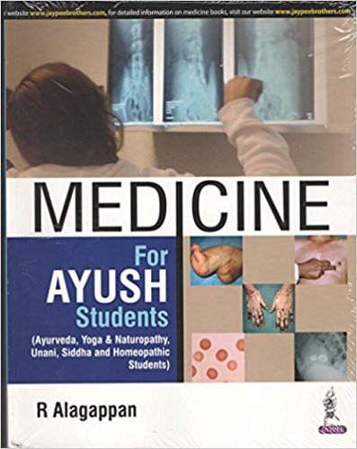 Medicine For Ayush Students 1st Edition 2017 By Alagappan R