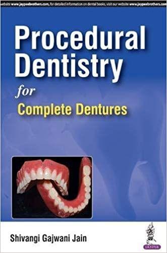 Procedural Dentistry for Complete Dentures 1st Edition 2017 By  Shivangi Gajwani Jain