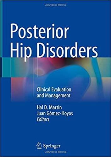 Posterior Hip Disorders 2018 By Hal D. Martin