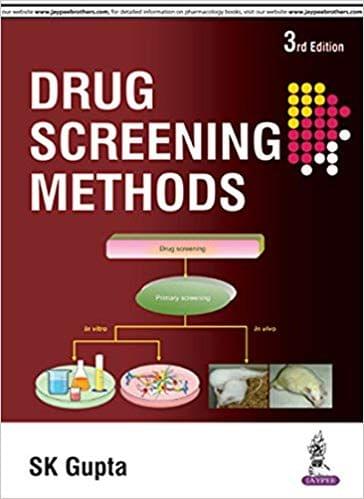 Drug Screening Methods 3rd Edition 2016 By S.K. Gupta