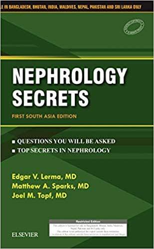 Nephrology Secrets 2018 By Edgar v Lerma