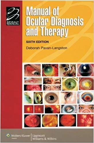 Manual of Ocular Diagnosis and Therapy 6th Edition 2007 By Pavan Langston