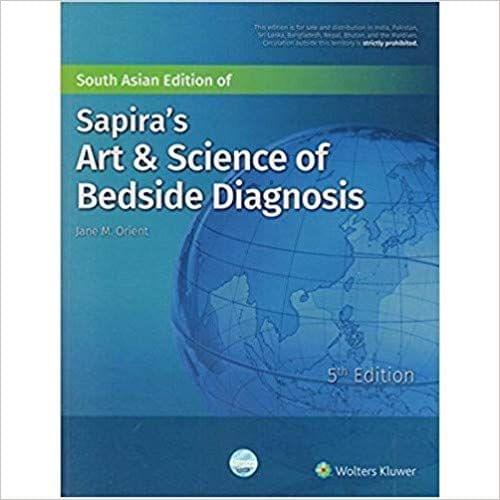 Sapira's Art & Science of Bedside Diagnosis 5th Edition 2018 By Orient
