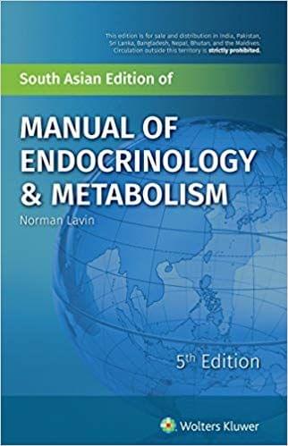 Manual of Endocrinology & Metabolism 5th Edition 2018 By Norman Lavin MD