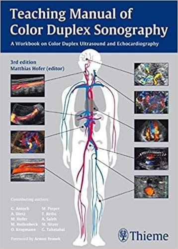 Teaching Manual of Color Duplex Sonography 3rd Edition 2011 By Matthias Hofer