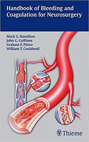 Handbook of Bleeding and Coagulation for Neurosurgery 2015 By Hamilton