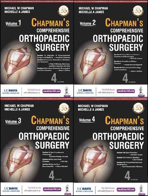 Chapman's Comprehensive Orthopaedic Surgery 4th edition 2018 (4 Volume Set) by Chapman