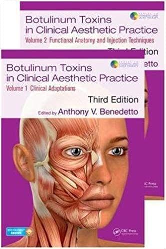 Botulinum Toxins in Clinical Aesthetic Practice 3 Edition:(Volume 2 Set) 2018 By Anthony V Benedetto