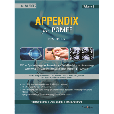 Appendix For PGMEE 1st edition 2019 (Vol 2) by Vaibhav Bharat