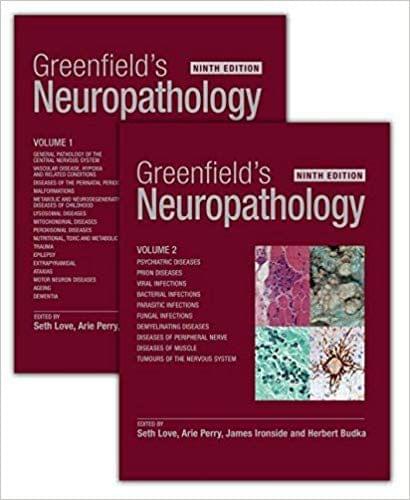 Greenfield's Neuropathology - (Two Volume Set), 9th Edition 2015 By Seth Love