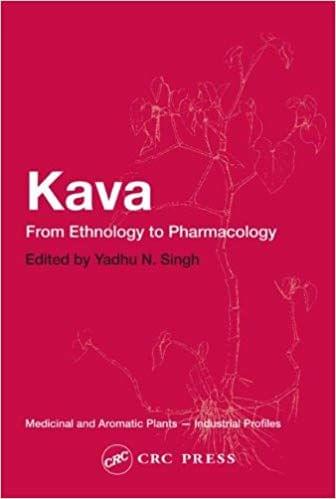 Kava: From Ethnology to Pharmacology 2012 By Yadhu N. Singh