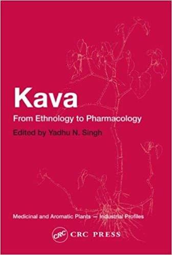 Kava: From Ethnology to Pharmacology 2012 By Yadhu N. Singh