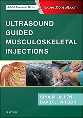 Ultrasound Guided Musculoskeletal Injections 1st Edition 2017 By Gina M Allen
