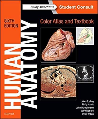 Human Anatomy, Color Atlas and Textbook 6th Edition 2016 By John A. Gosling