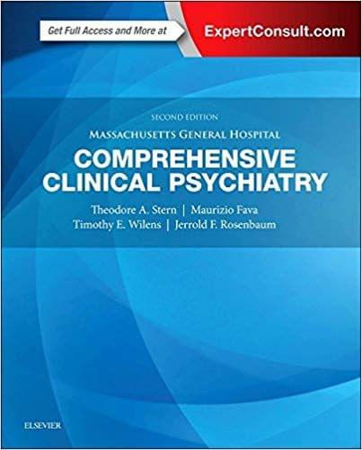 Massachusetts General Hospital Comprehensive Clinical Psychiatry 2nd Edition 2015 By Theodore A. Stern