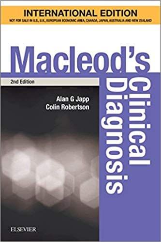 Macleod S Clinical Diagnosis (IE) 2nd Edition 2018 By Alan G Japp