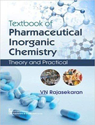 Textbook of Pharmaceutical Inorganic Chemistry Theory and Practical 2018 By Rajasekaran