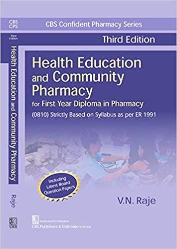 CBS Confident Pharmacy Series Health Education and Community Pharmacy, 3rd Edition 2018 By VN Raje