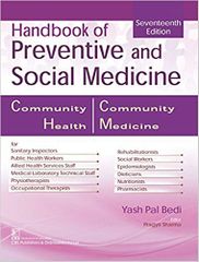 Handbook of Preventive and Social Medicine: Community Health / Community Medicine,17 Edition 2018 By Bedi