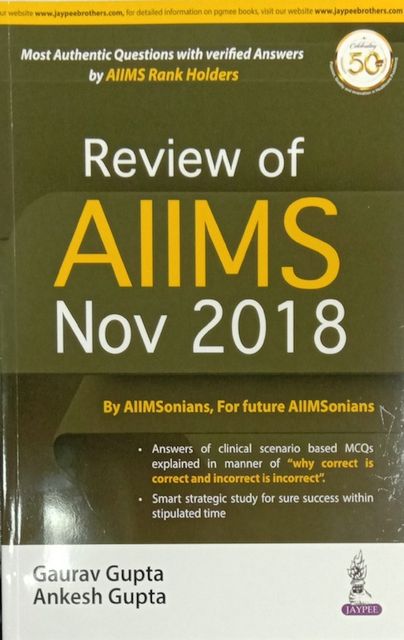 Review of AIIMS Nov 2018 by Gaurav Gupta & Ankesh Gupta