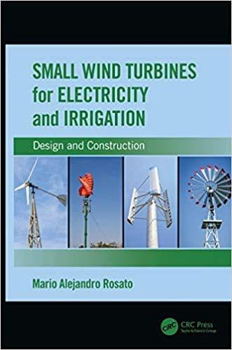 Small Wind Turbines for Electricity and Irrigation: Design and Construction 2019 By Rosato M A
