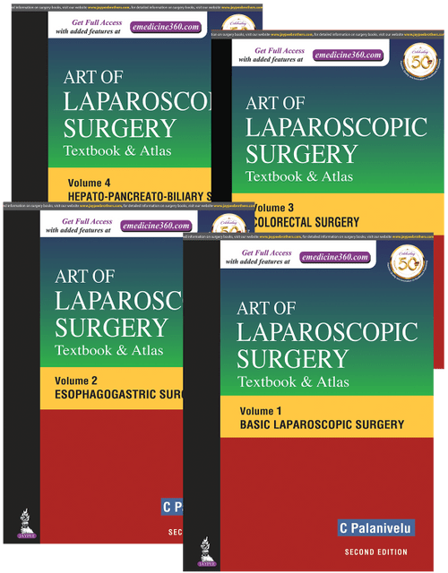 ART OF LAPAROSCOPIC SURGERY 2nd Edition 2020 (4 Volume Set) By C Palanivelu