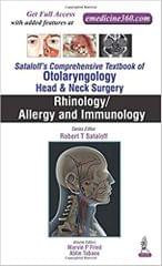 SATALOFF'S COMPREHENSIVE.TB.OF OTOLARY. HEAD&NECK SURGERY RHINOLOGY/ALLERY AND IMMUNOLOGY VOL.2 (SATALOFF'S COMPREHENSIVE TEXTBOOK OF OTOLARYNGOLOGY: HEAD AND NECK SURGERY)(HARDCOVER)