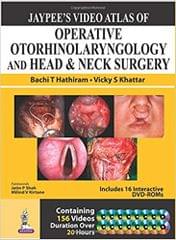 JAYPEE'S VIDEO ATLAS OF OPERATIVE ORORHINLOARYNGOLOGY & HEAD & NECK SURGERY 16 DVD(DVD-ROM)