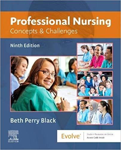 Professional Nursing 9th Edition 2019 By Beth Perry Black