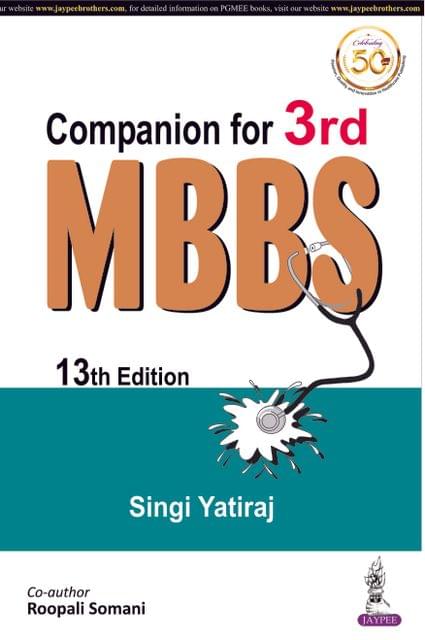 Companion For 3rd MBBS 13th Edition By Singi Yatiraj