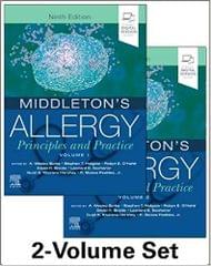 Middleton's Allergy Principles and Practice, (2-Volume Set) 9th Edition 2020 By A Wesley Burks