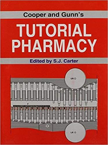 Cooper and Gunns Tutorial Pharmacy 2005 By Carter S.J.