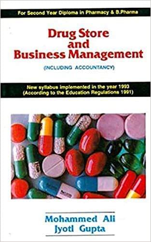 Drug Store and Business Management 2019 By Ali M