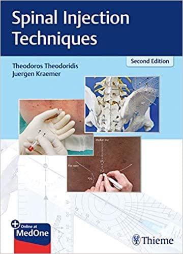 Spinal Injection Techniques 2nd Edition 2019 By Theodoros Theodoridis